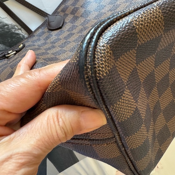 💯💯% AUTHENTIC Louis Vuitton Damier Ebene Neo Neverfull MM - Picture 4 of 17
